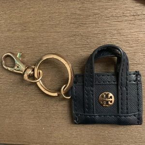 Tory Burch Purse Navy keychain